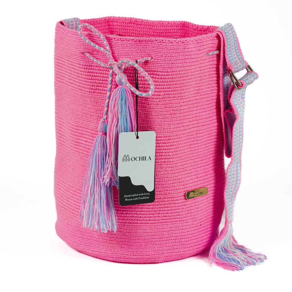 Large Crossbody Bag Strap Adjustable Light Pink