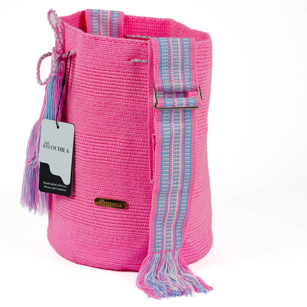 Large Crossbody Bag Strap Adjustable Light Pink