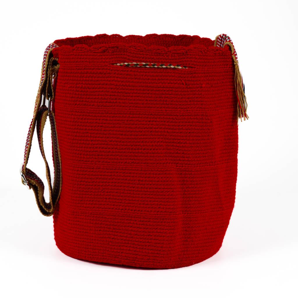 Large Crossbody Bag Strap Adjustable Red