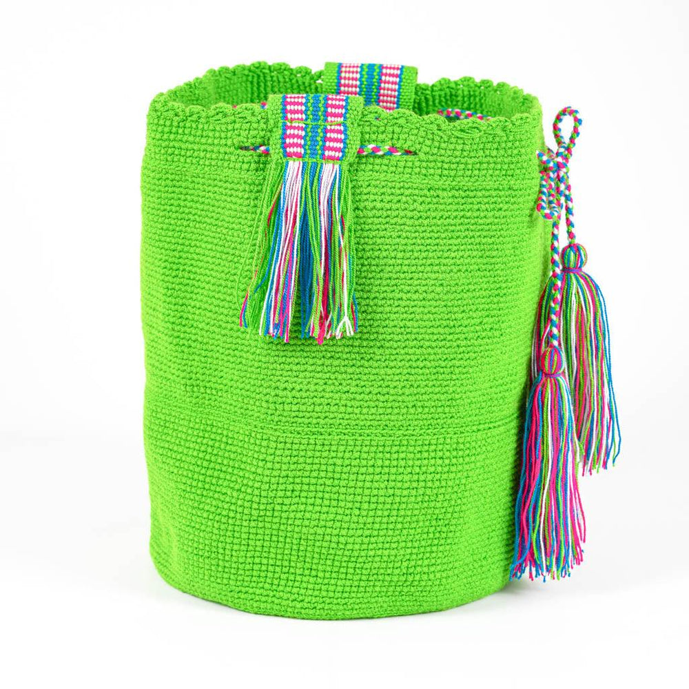 Large Crossbody Bag Strap Adjustable Bright Green