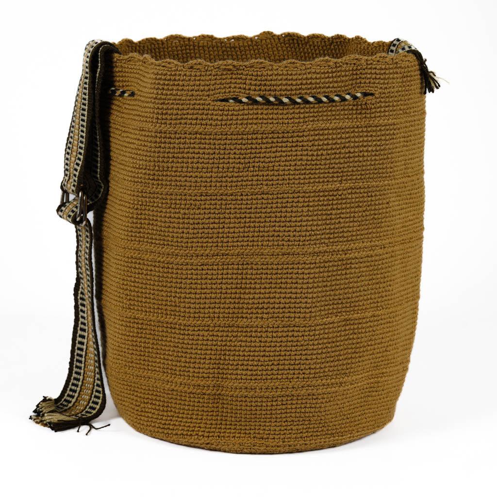 Large Crossbody Bag Strap Adjustable Light Brown