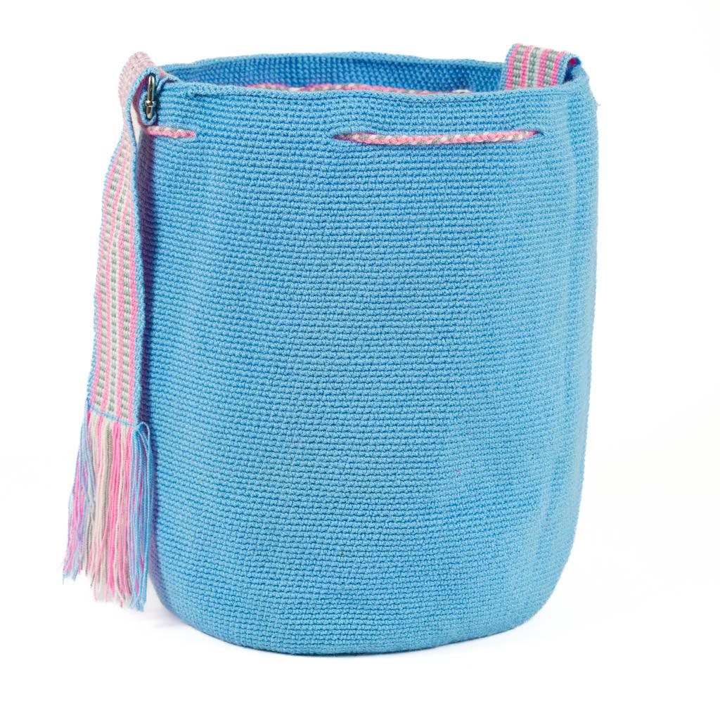 Large Crossbody Bag Strap Adjustable Light Blue