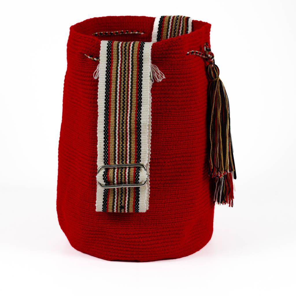 Large Crossbody Bag Strap Adjustable Red Vibes