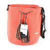 Large Crossbody Bag Strap Adjustable Light Guava