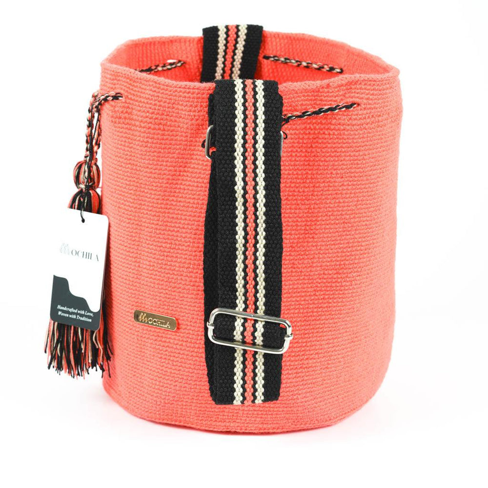Large Crossbody Bag Strap Adjustable Light Guava