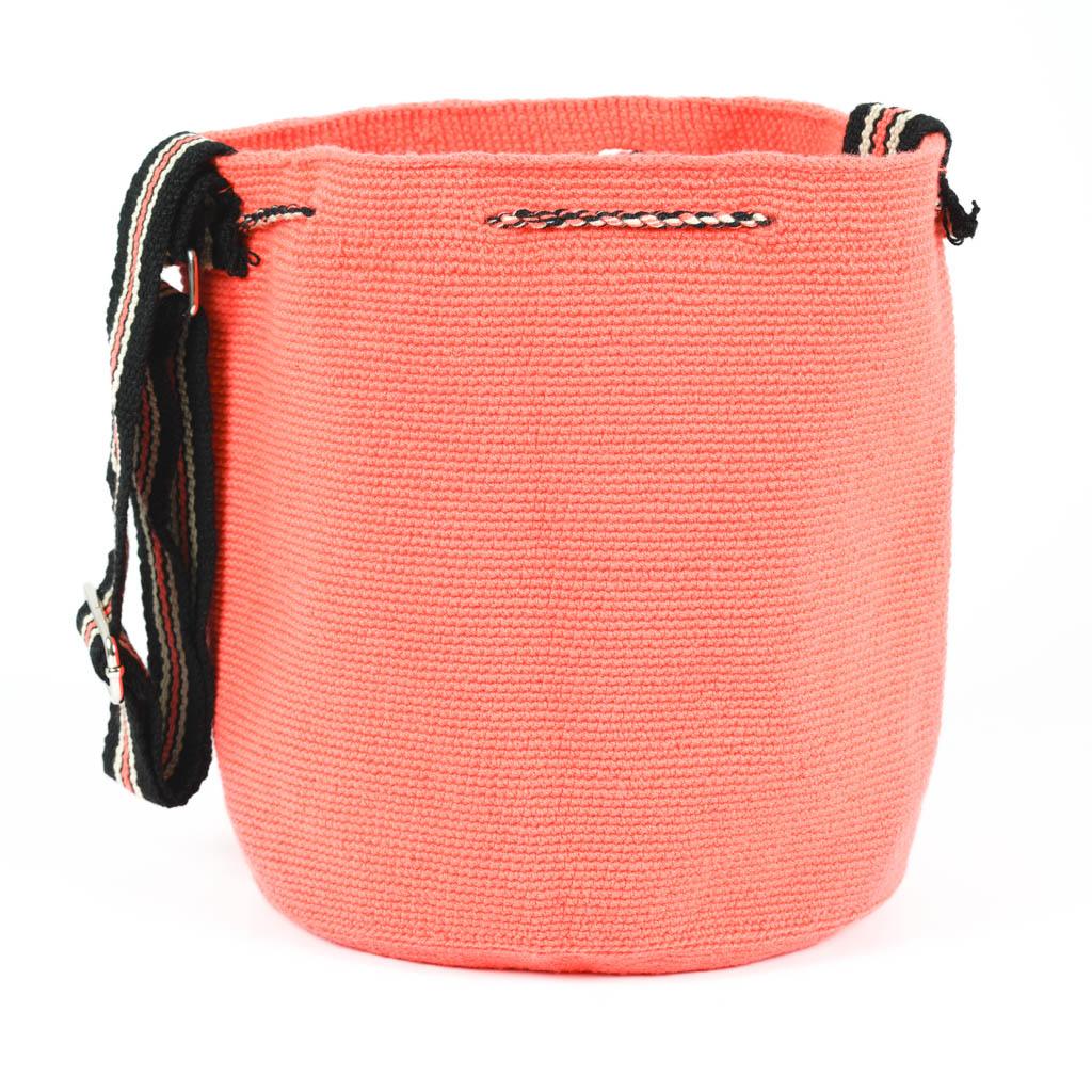 Large Crossbody Bag Strap Adjustable Light Guava