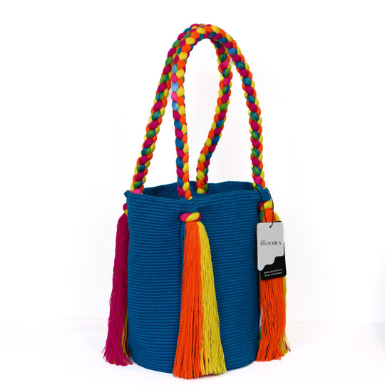 Colorful Wayuu bag patterns