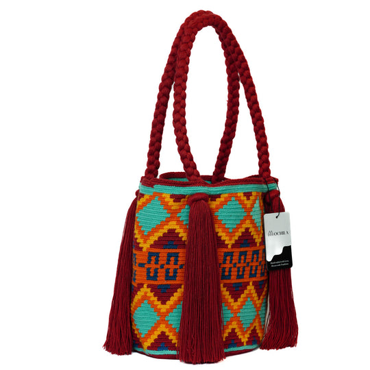 Colorful Wayuu bag patterns