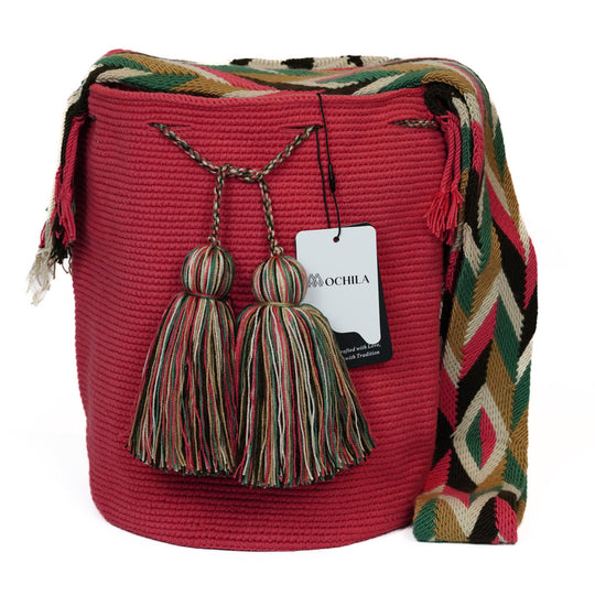 Colorful Wayuu bag patterns