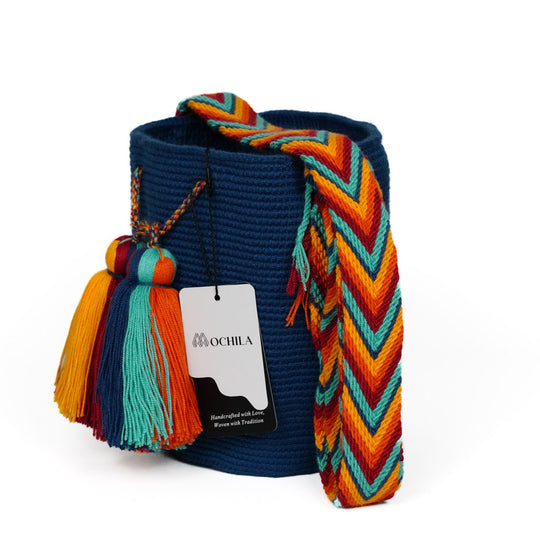 Colorful Wayuu bag patterns