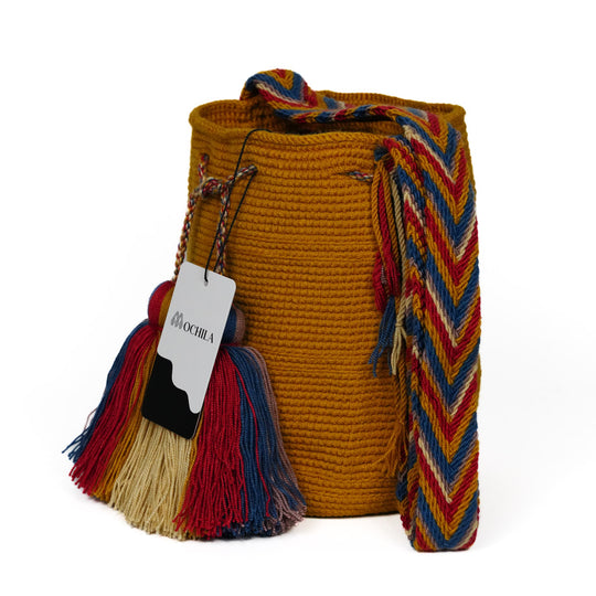 Colorful Wayuu bag patterns