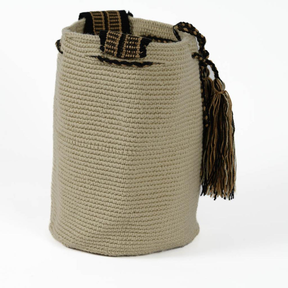 Medium Crossbody Bag Strap Adjustable Beige