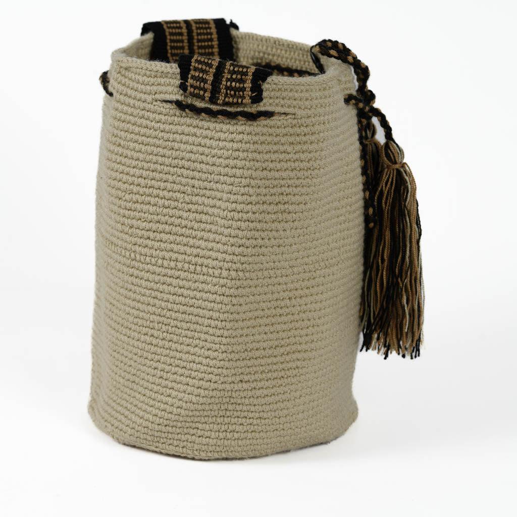 Medium Crossbody Bag Strap Adjustable Beige