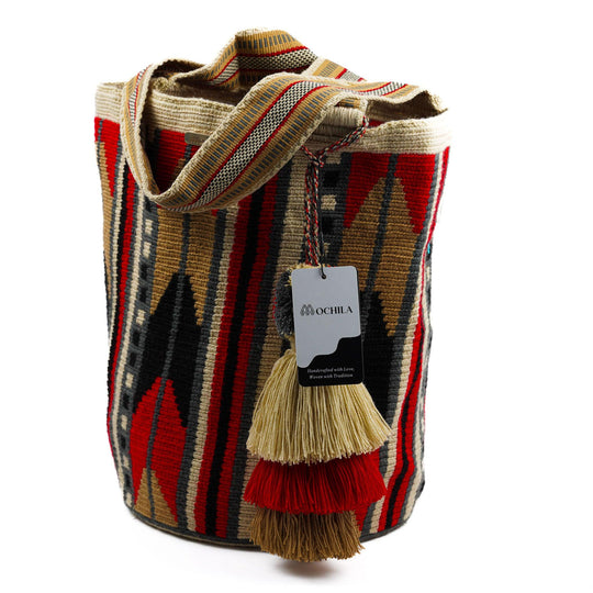 Colorful Wayuu bag patterns