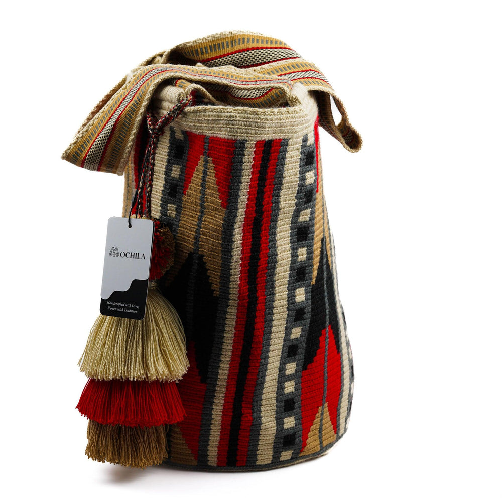 Shoulder Beach Bag Red - Mochila
