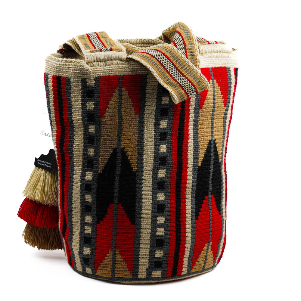 Shoulder Beach Bag Red - Mochila