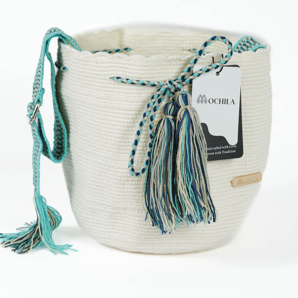 Medium Crossbody Bag Strap Adjustable White