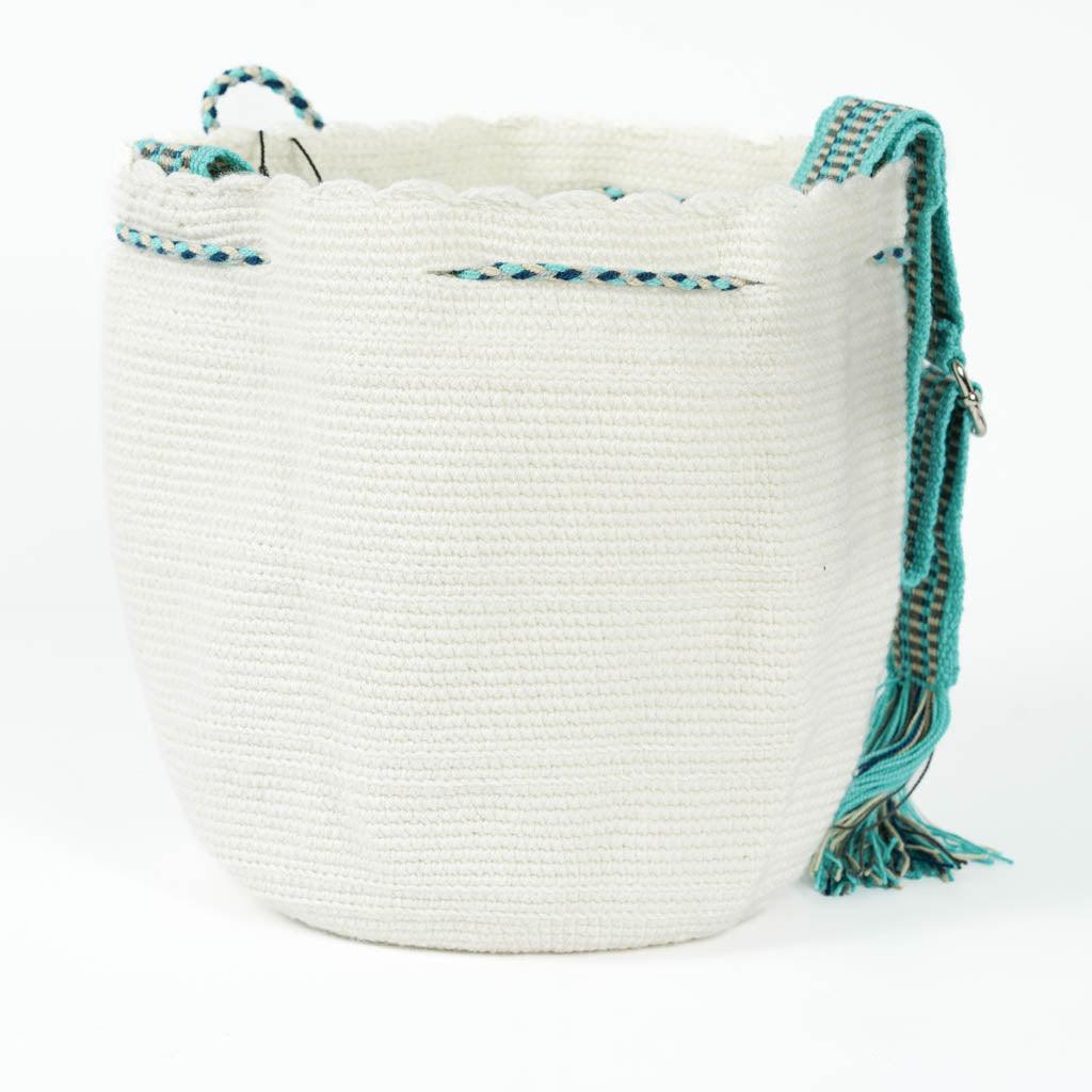 Medium Crossbody Bag Strap Adjustable White