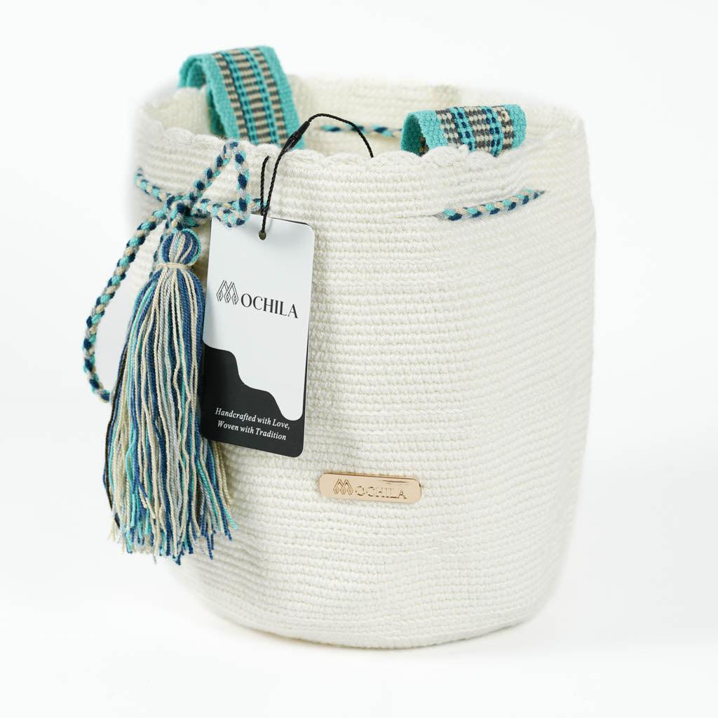 Medium Crossbody Bag Strap Adjustable White