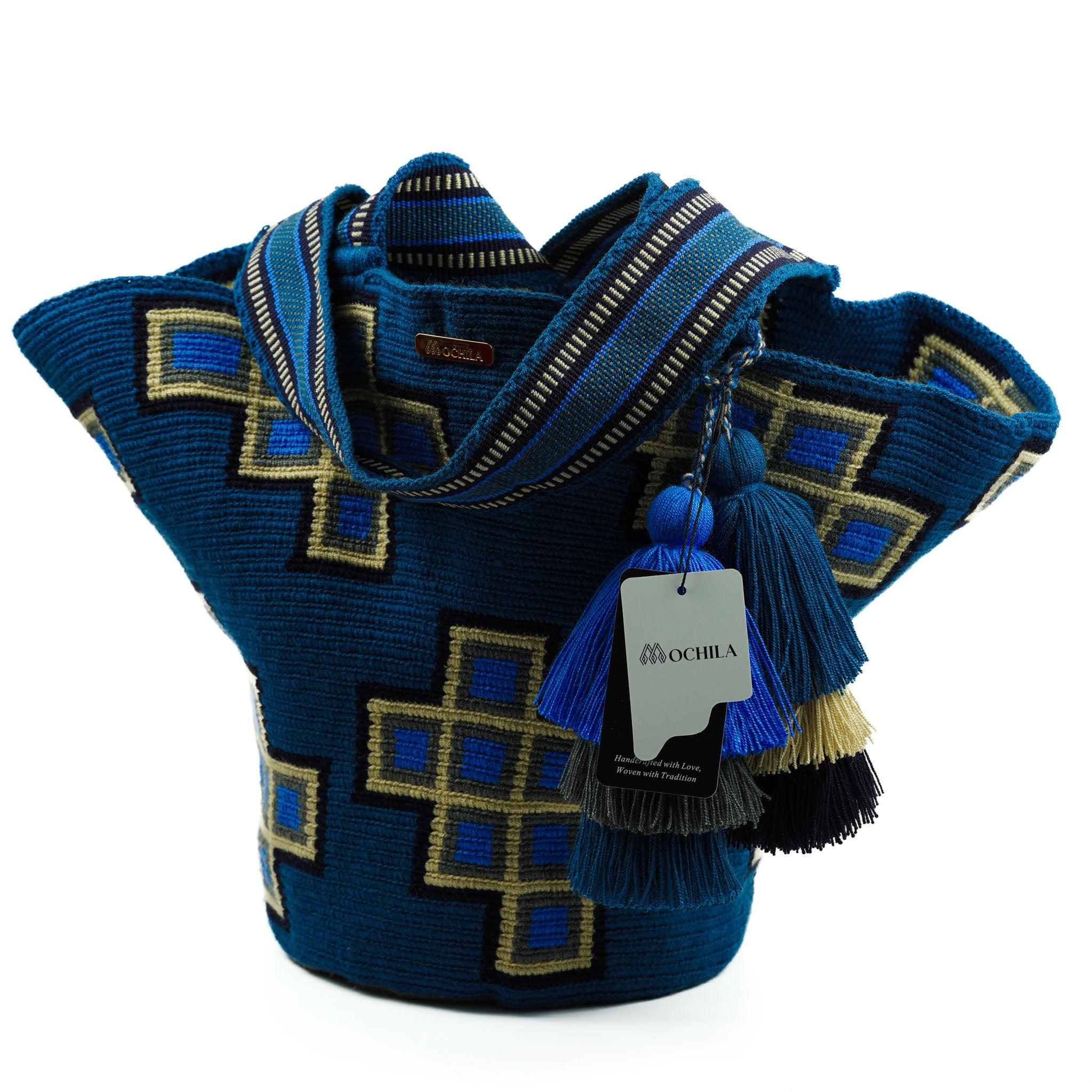 Shoulder Beach Bag Blue - Mochila