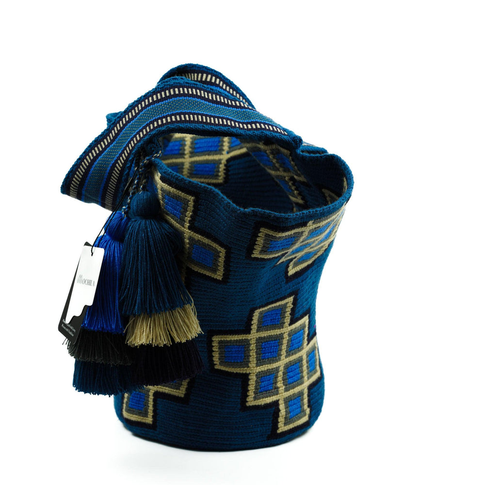 Shoulder Beach Bag Blue - Mochila