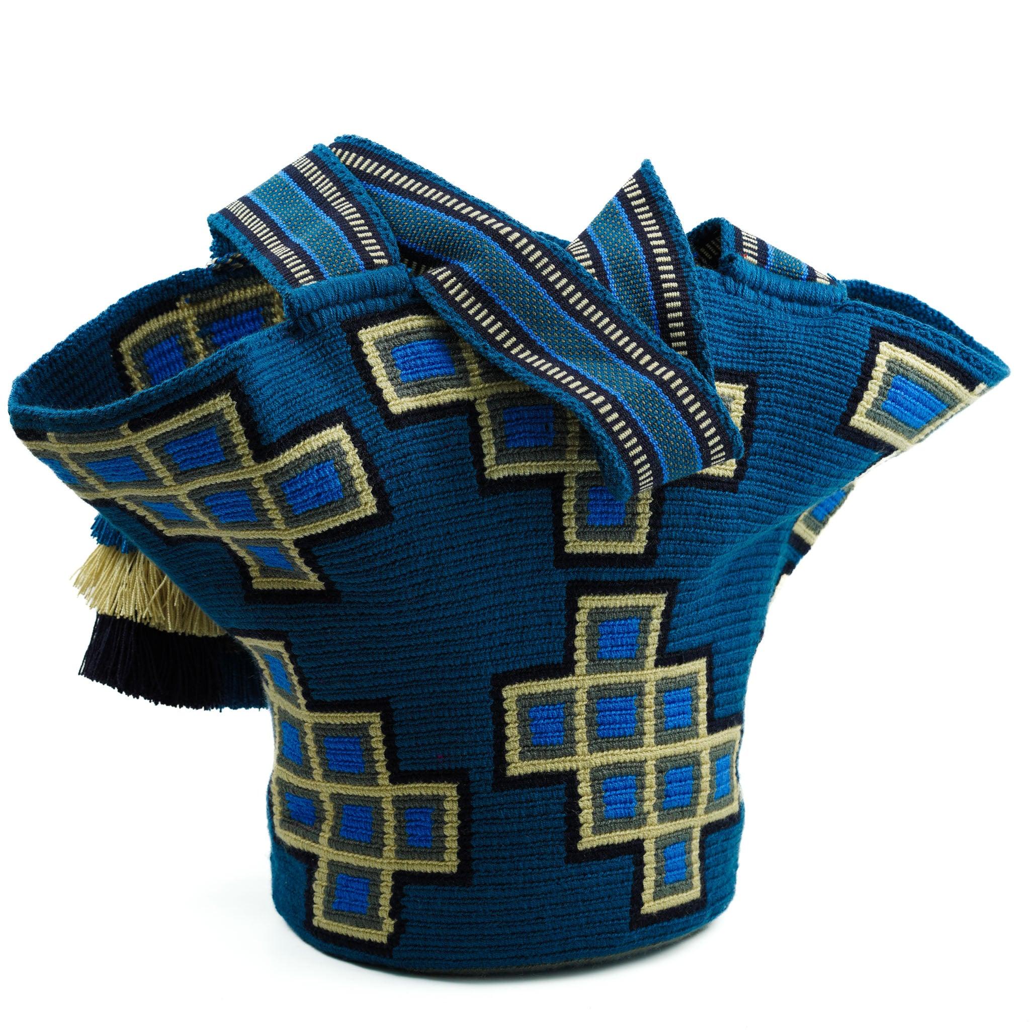 Shoulder Beach Bag Blue - Mochila