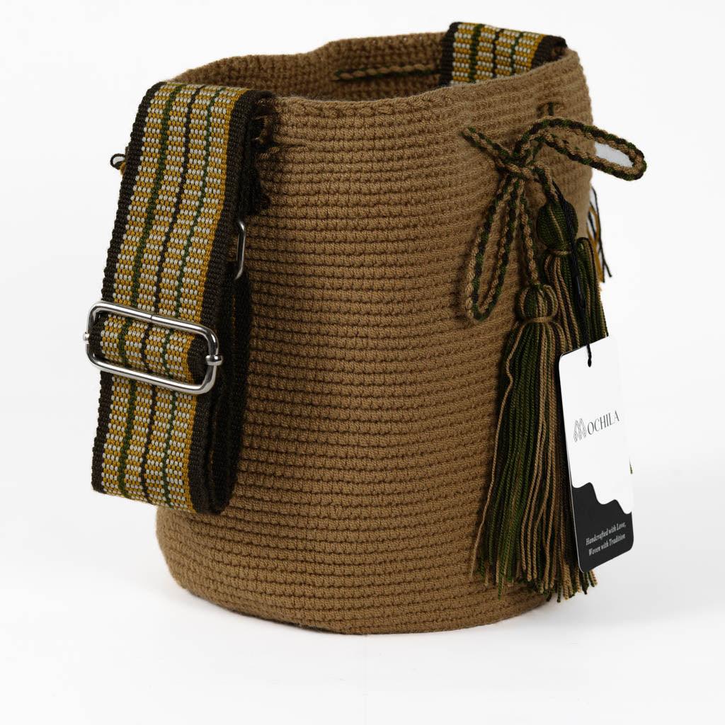 Medium Crossbody Bag Strap Adjustable Earth