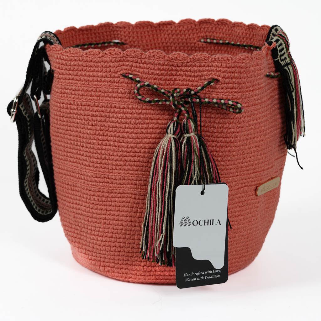 Medium Crossbody Bag Strap Adjustable Guava