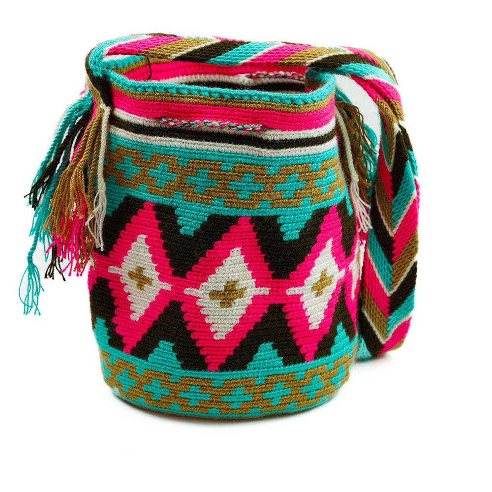Medium Crossbody Bag Cool Aqua - Mochila