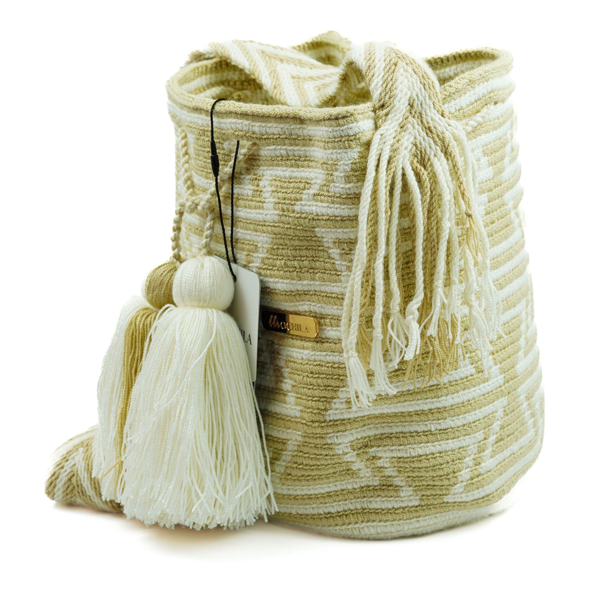 Medium Crossbody Bag white Desert - Mochila