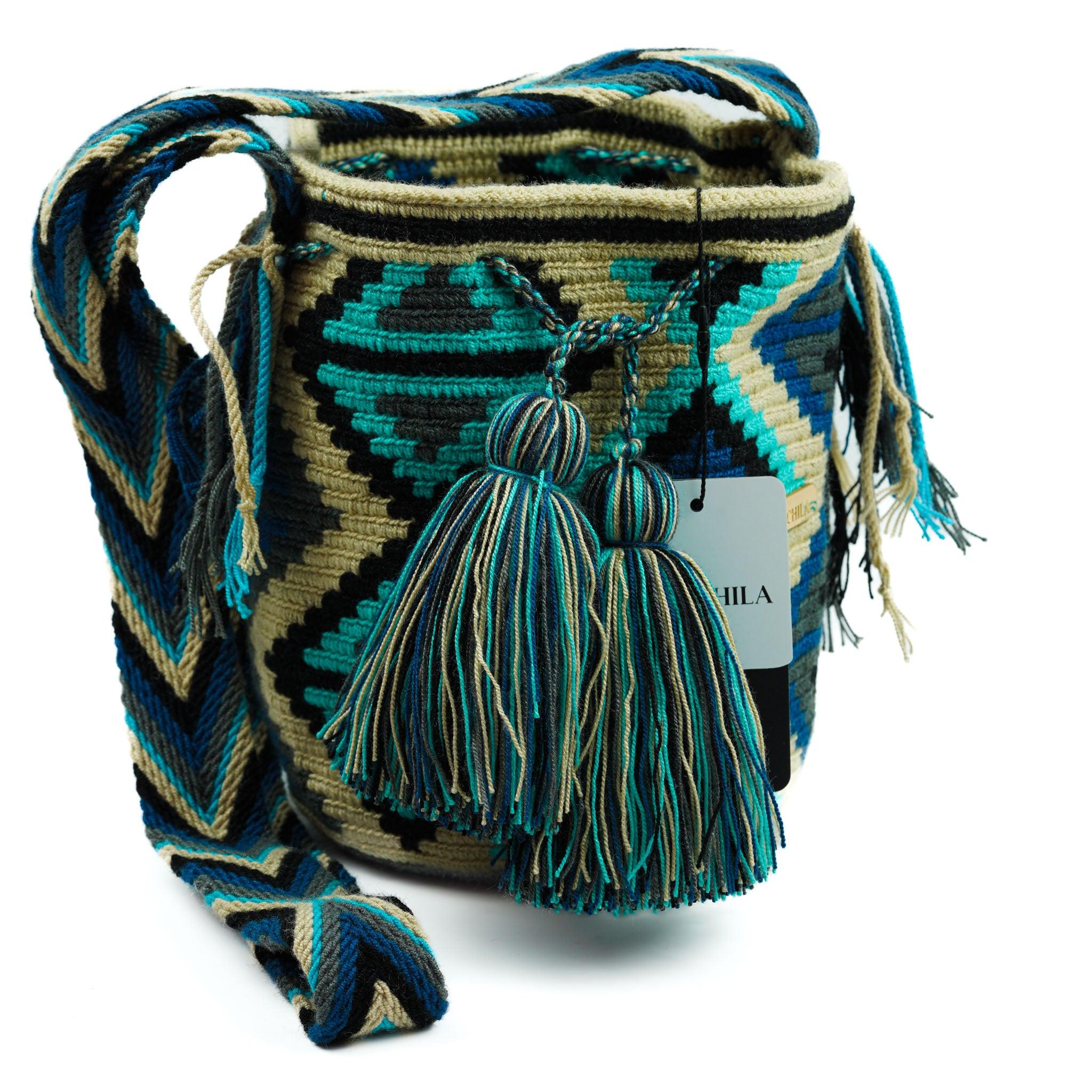 Medium Crossbody Bag Cool Blue - Mochila