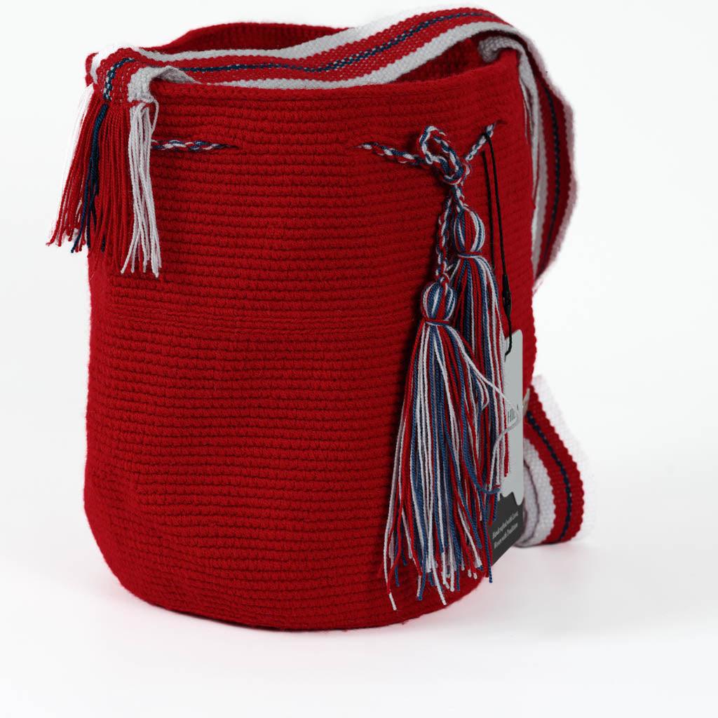 Medium Crossbody Bag Normal Strap Red