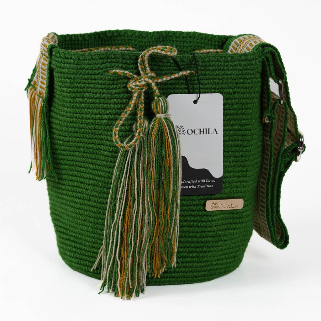 Medium Crossbody Bag Strap Adjustable Live Green