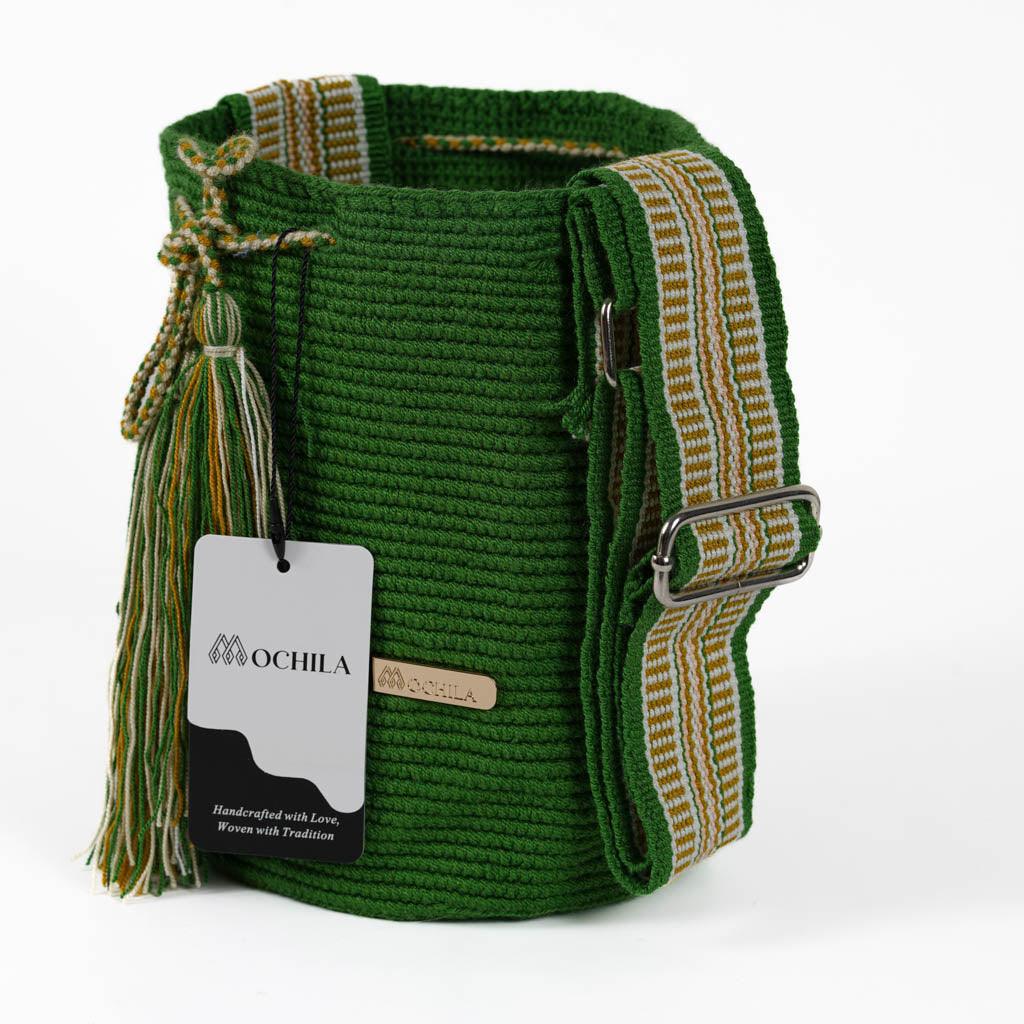 Medium Crossbody Bag Strap Adjustable Live Green