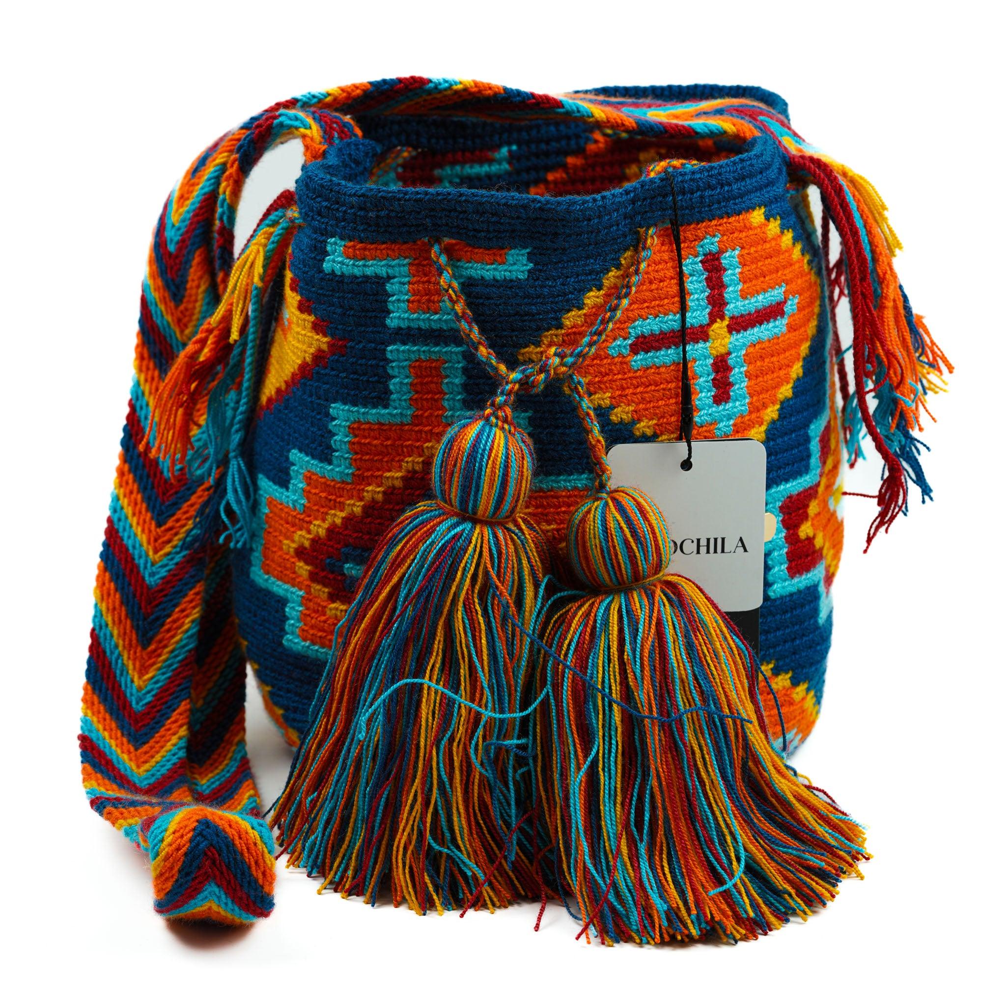 Medium Crossbody Bag Dark Blue - Mochila