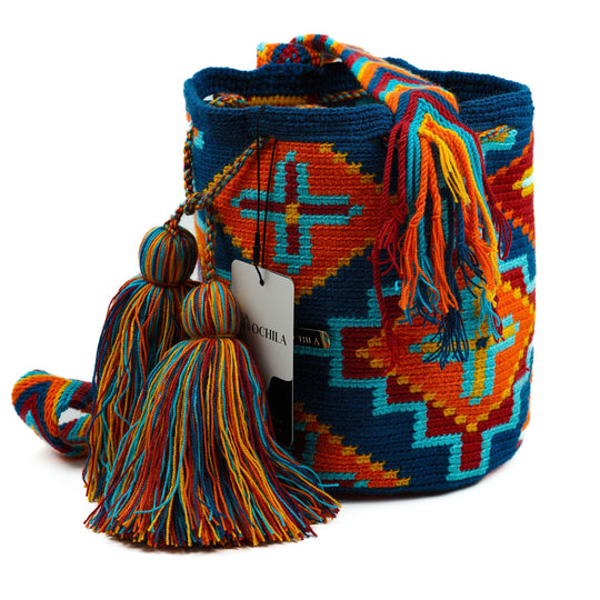 Colorful Wayuu bag patterns