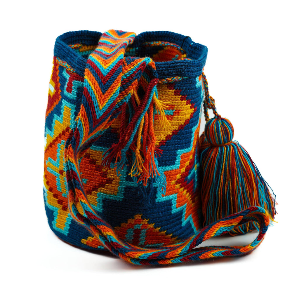 Medium Crossbody Bag Dark Blue - Mochila