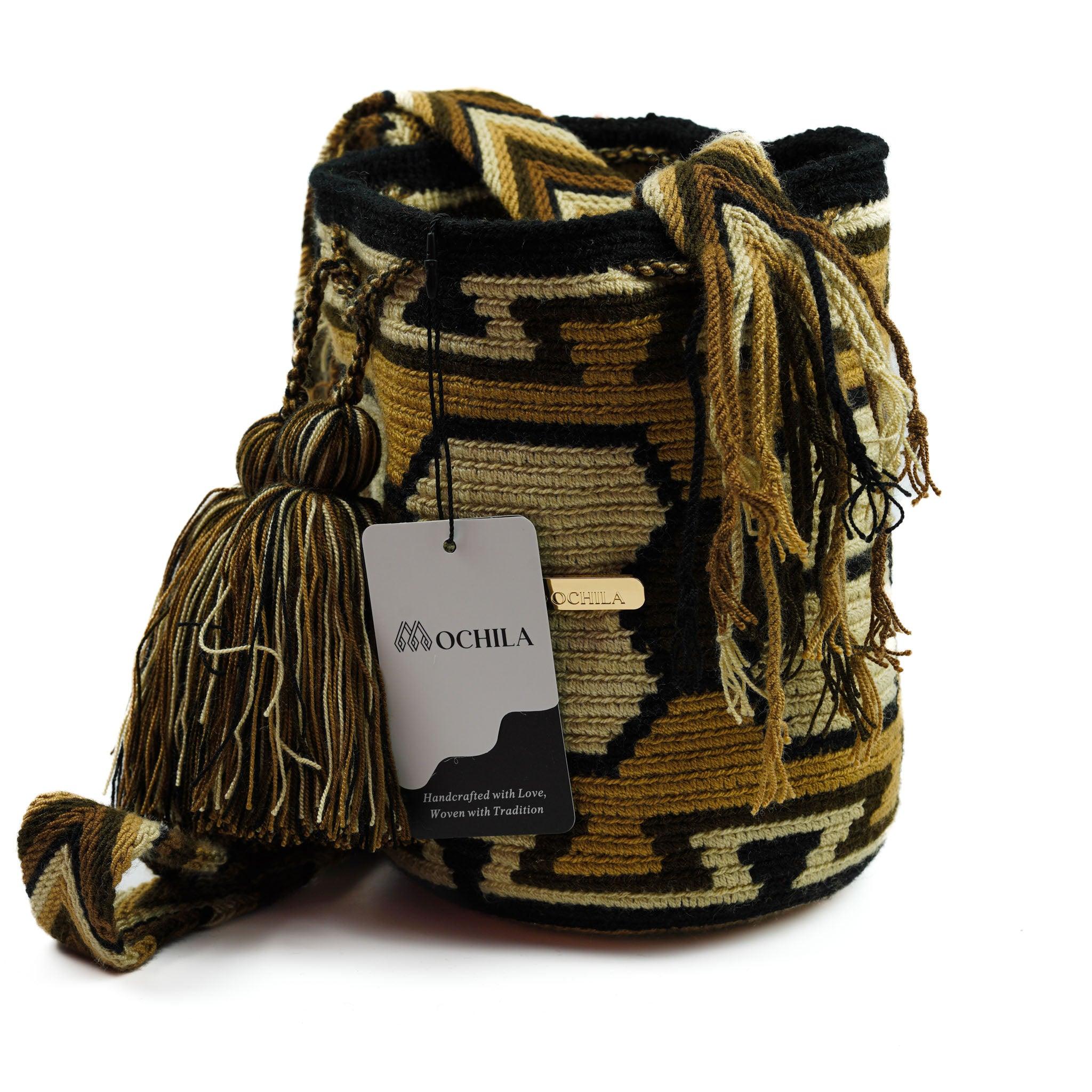 Medium Crossbody Bag Mix Brown - Mochila