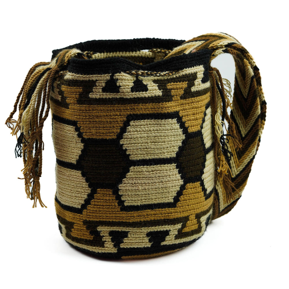 Medium Crossbody Bag Mix Brown - Mochila
