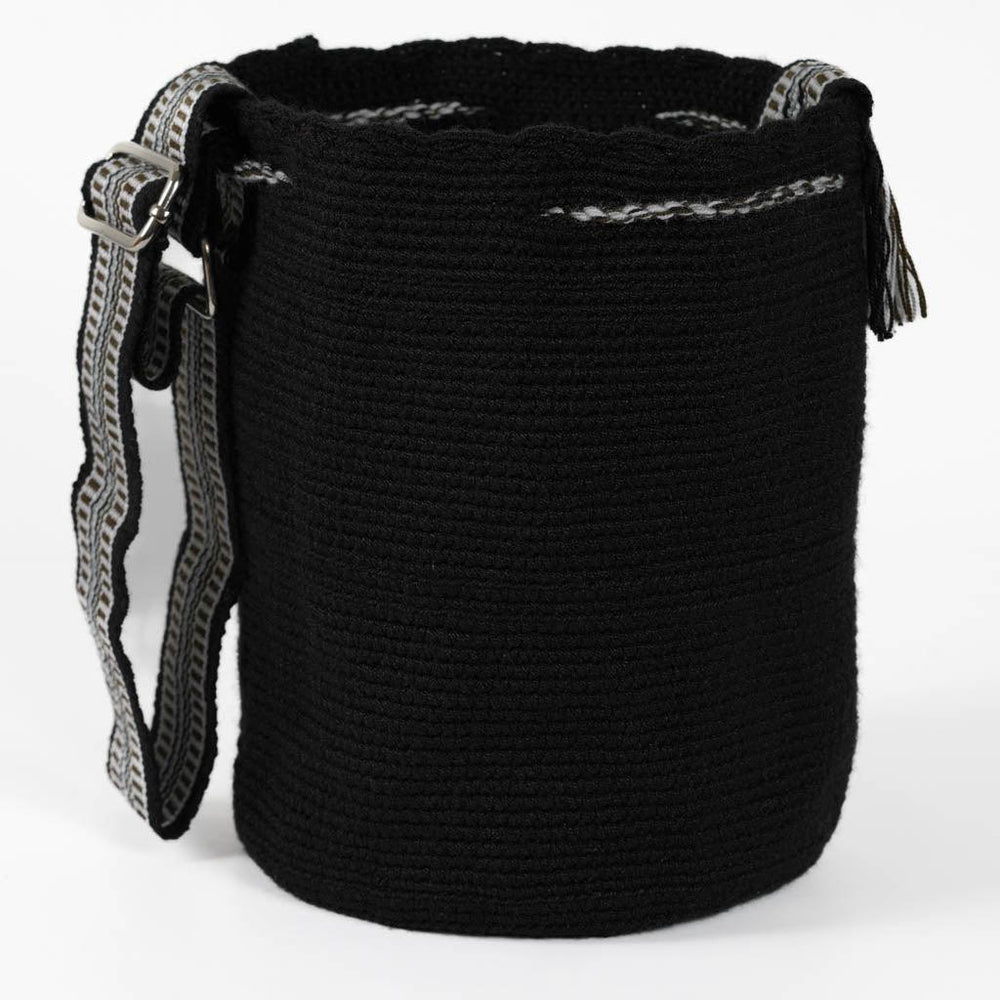 Medium Crossbody Bag Strap Adjustable Black