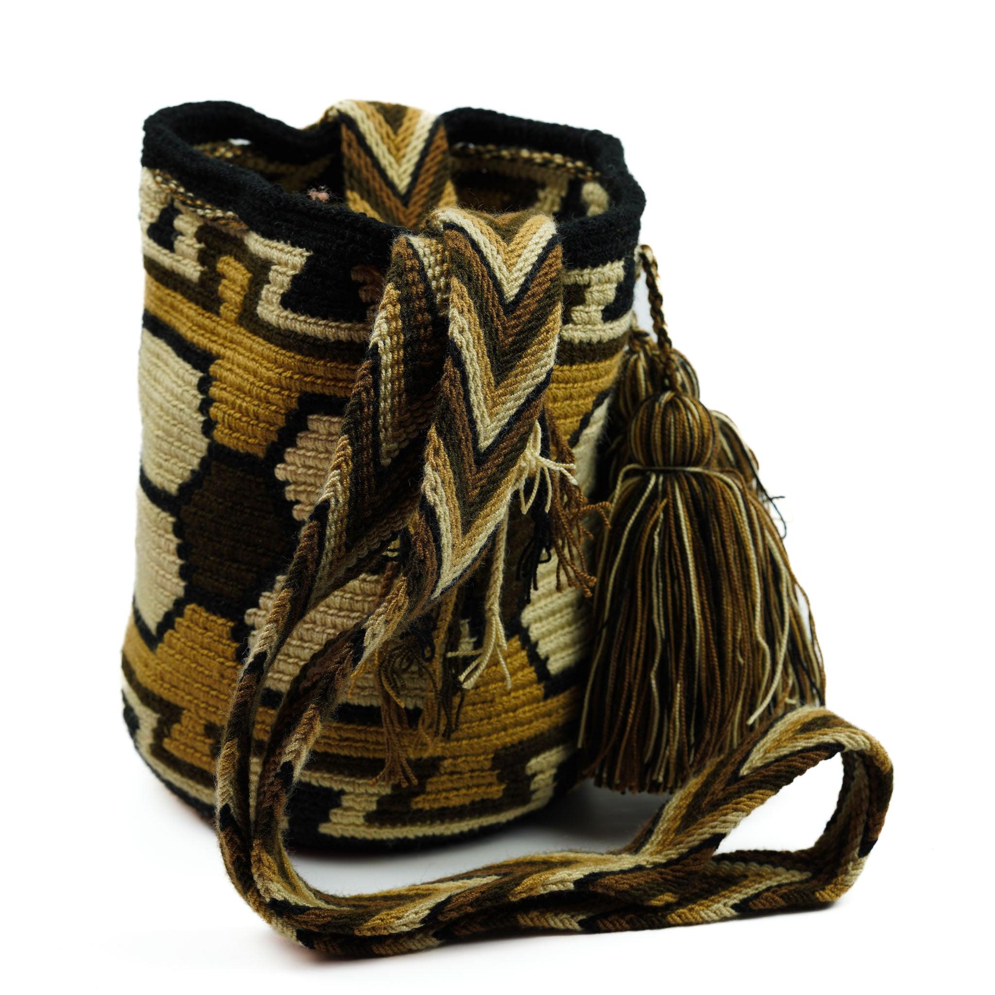 Medium Crossbody Bag Mix Brown - Mochila