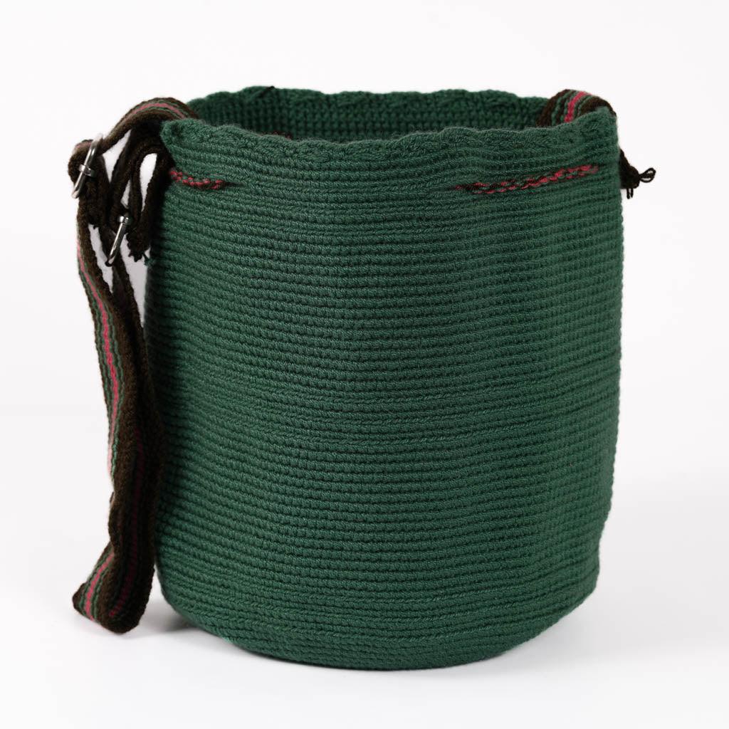 Medium Crossbody Bag Strap Adjustable  Pure Green