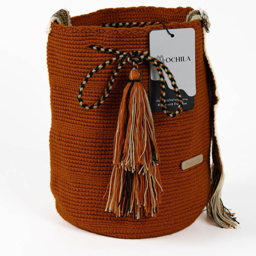 Medium Crossbody Bag Strap Adjustable Deep Mustard