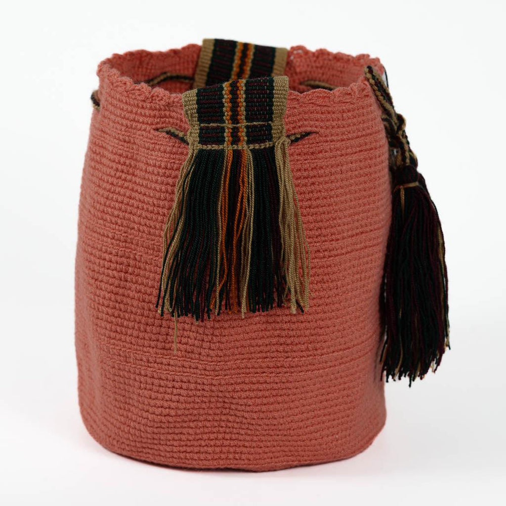 Medium Crossbody Bag Strap Adjustable Light Guava