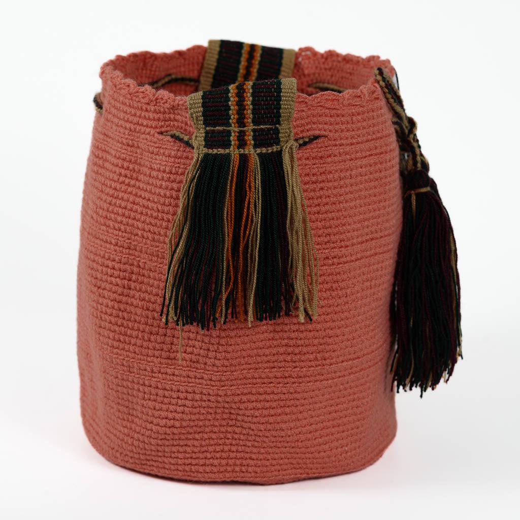 Medium Crossbody Bag Strap Adjustable Light Guava