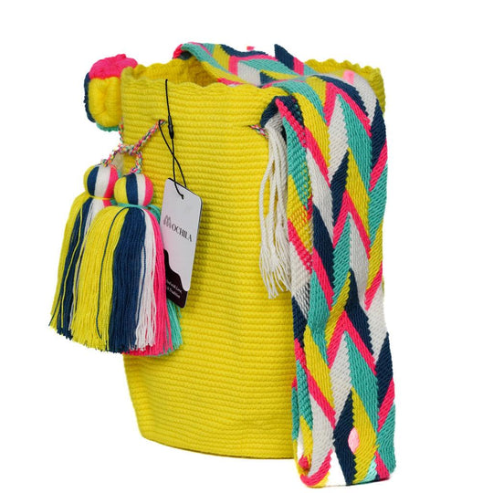 Colorful Wayuu bag patterns