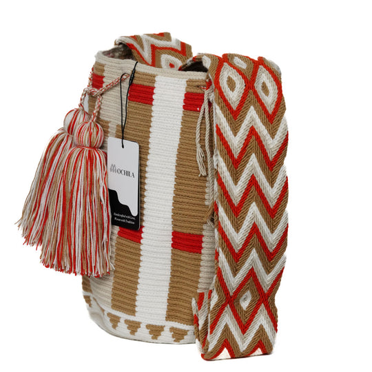 Colorful Wayuu bag patterns