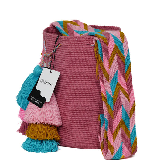 Colorful Wayuu bag patterns