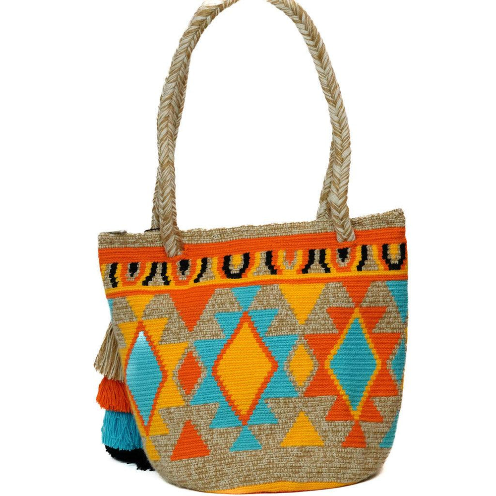 Large Tote Bag Coastal Caravan