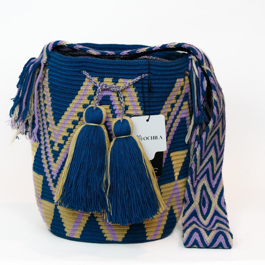 Large Crossbody Bag Tribal Bloom
